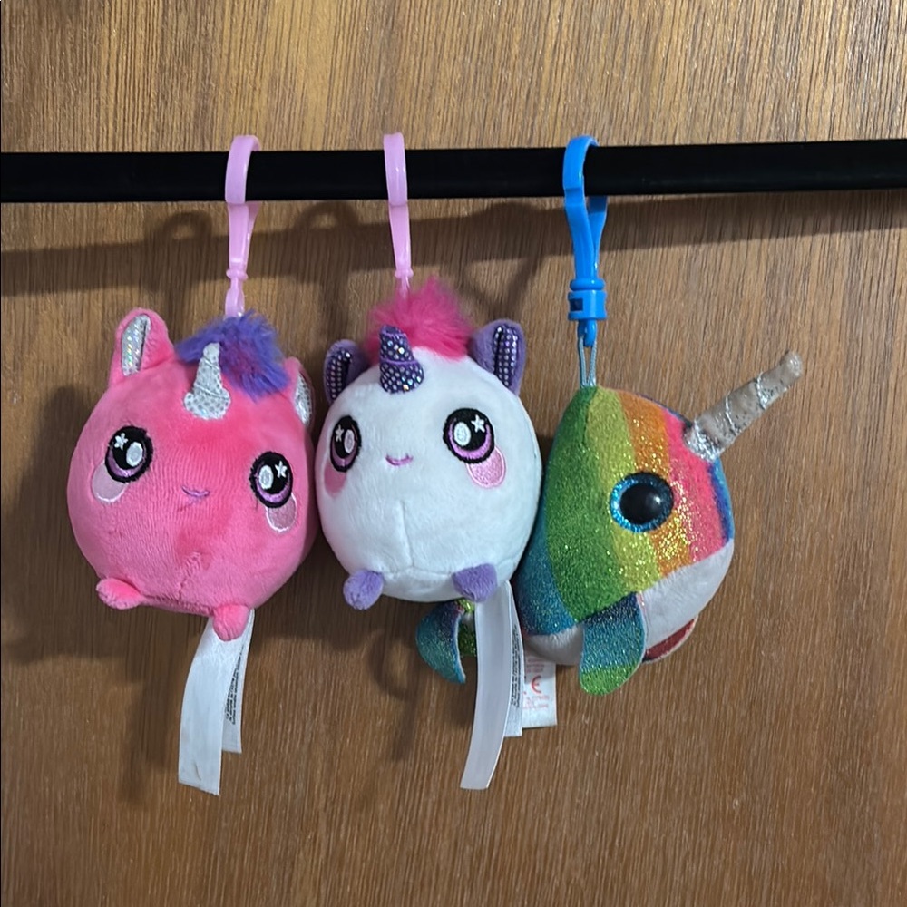 Cute Unicorn Plush Keychains